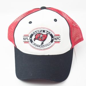 Vtg Tampa Bay Buccaneers Mesh Trucker Hat Snapback